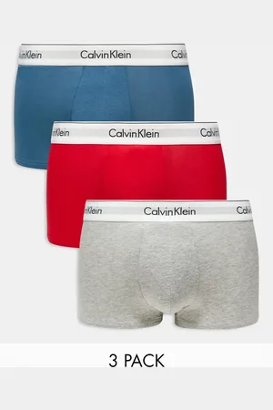 Calvin Klein Modern Cotton 3-pack stretch trunks in