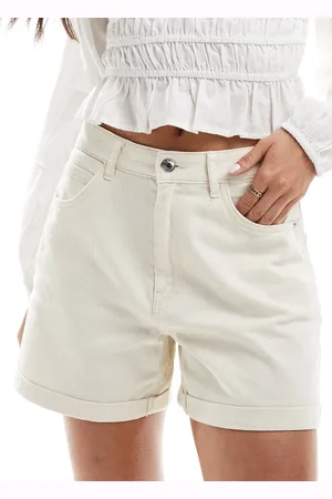 ONLY Vega roll hem denim short in