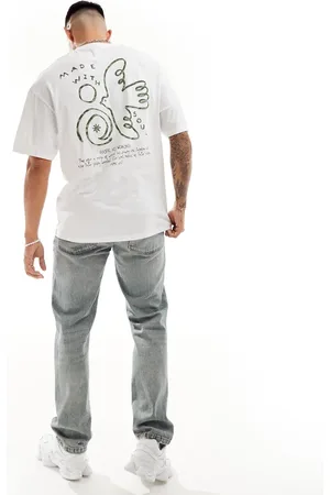 JACK & JONES Oversized soul dove back print t-shirt in