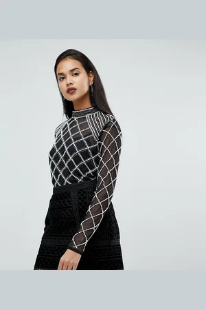 River Island Pearl Embellished Blouse