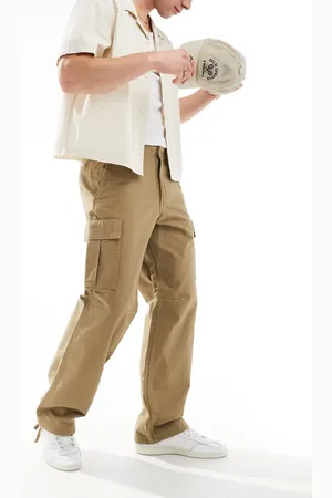 JACK & JONES Bill Barkley wide fit cargo pants in beige