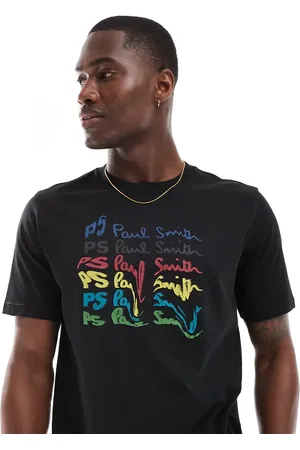 Paul Smith T-shirt with rainbow logo print in