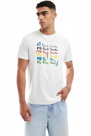 Paul Smith T-shirt with rainbow logo print in