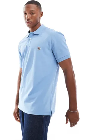 Paul Smith Regular fit short sleeve polo with zebra logo in light