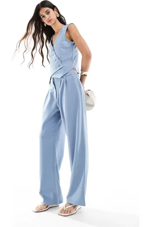 JDY Wide leg pants in denim - part of a set