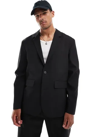 ASOS Relaxed slouchy blazer in black