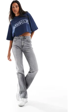 Stradivarius D98 straight leg jeans in washed