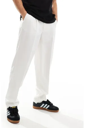 ASOS Oversized tapered dress pants with front pleat in