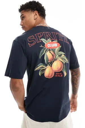 Only & Sons Oversized T-shirt with spritz back print in
