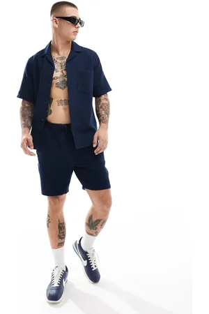 Only & Sons Waffle shorts in - part of a set