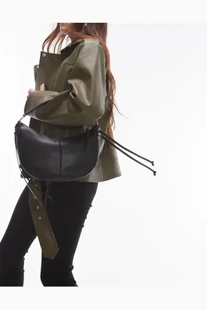 Topshop Stacey shoulder bag with chain handle in