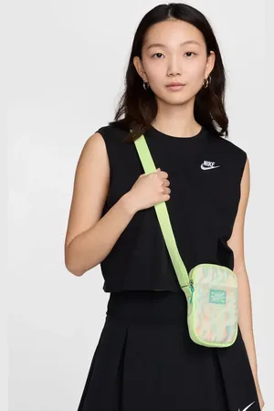 Nike Heritage flight bag in and pink print