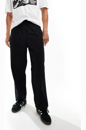 SELECTED Poplin lightweight loose fit pants in
