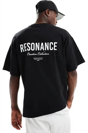 SELECTED Oversized heavy weight t-shirt with text backprint in