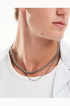 ASOS Necklace with draped chain in tone
