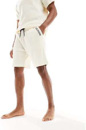 Tommy Hilfiger Monotype lounge shorts in beige