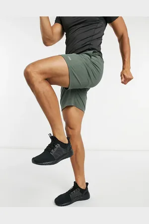 ASOS Icon workout shorts with quick dry in khaki