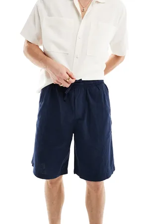 JACK & JONES Loose fit linen shorts in
