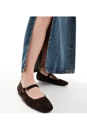 ASOS Wide Fit Lottie Mary Jane ballet in