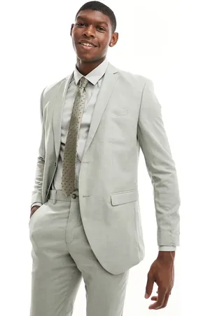 JACK & JONES Premium slim fit suit jacket in pale