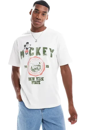 Only & Sons Relaxed fit t-shirt with Mickey Mouse vintage print in