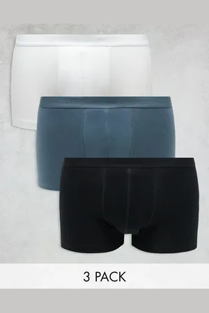 ASOS 3 pack trunks in multiple colors