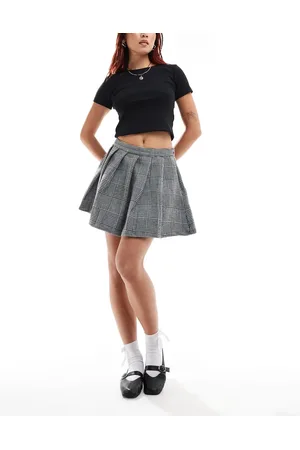 Vans Nina plaid mini skirt in