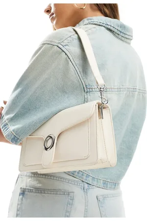 Glamorous Grab bag with crossbody strap in off