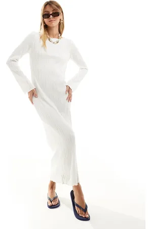 VERO MODA Textured jersey maxi dress in