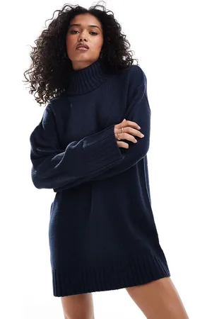 ASOS Roll neck mini dress in
