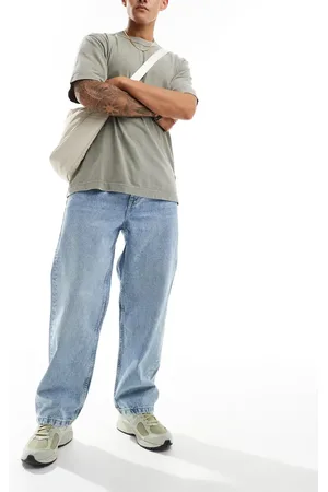 Pull&Bear Baggy fit jeans in mid