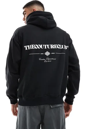 The Couture Club Script multi graphic hoodie in