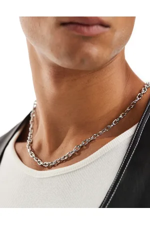 ASOS Molten link chain necklace in tone