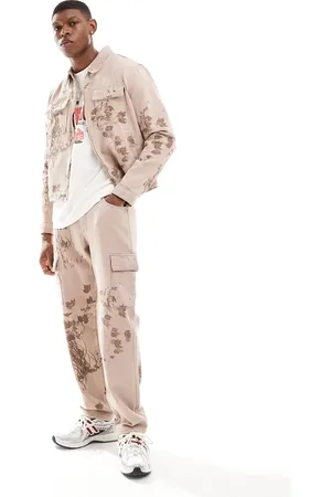 Liquor N Poker Floral twill cargo pants in - part of a set