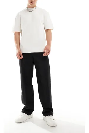 ASOS Pull on smart wide leg pants in