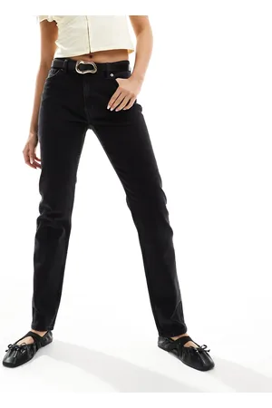 Monki Ako comfort stretch slim leg jeans in wash