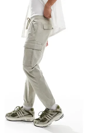 Pull&Bear Cargo pants in stone