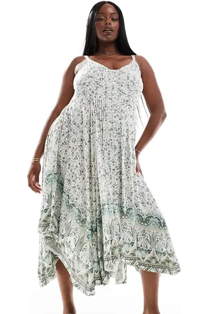 Yours Cami midi dress in floral print