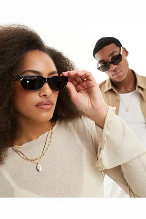 A. Kjærbede Bror rectangle sunglasses in transparent