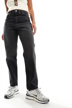 Monki Taiki high rise mom jeans in washed