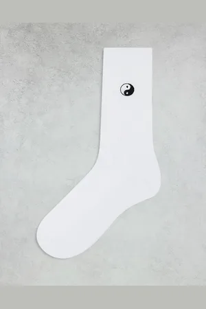 ASOS Socks with yin yang embroidery in