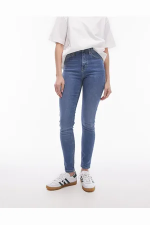Topshop High rise Jamie jeans in mid