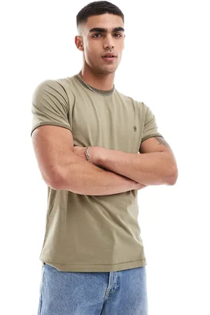 French Connection French Connection ringer T-shirt in khaki