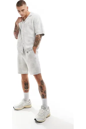 The Couture Club Knit checkerboard shorts in - part of a set