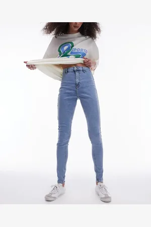 Topshop High rise Joni jeans in bleach