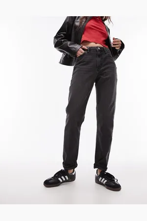 Topshop Original high rise Mom jeans in washed