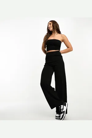 ASOS ASOS DESIGN Tall wide leg jersey tailored pant in