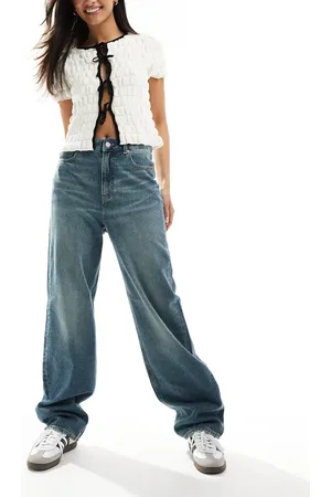 JJXX Baggy 90s fit jeans in mid wash