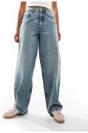 Miss Selfridge Baggy jeans in mid wash