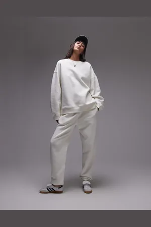 Topshop Cuffed sweatpants in ecru - part of a set